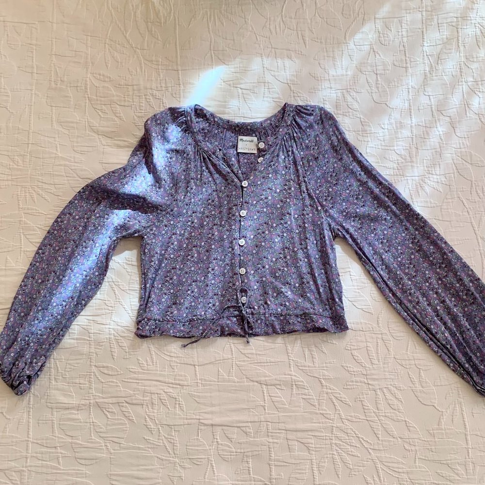 Madewell x Christy Dawn Josephine Peasant Top